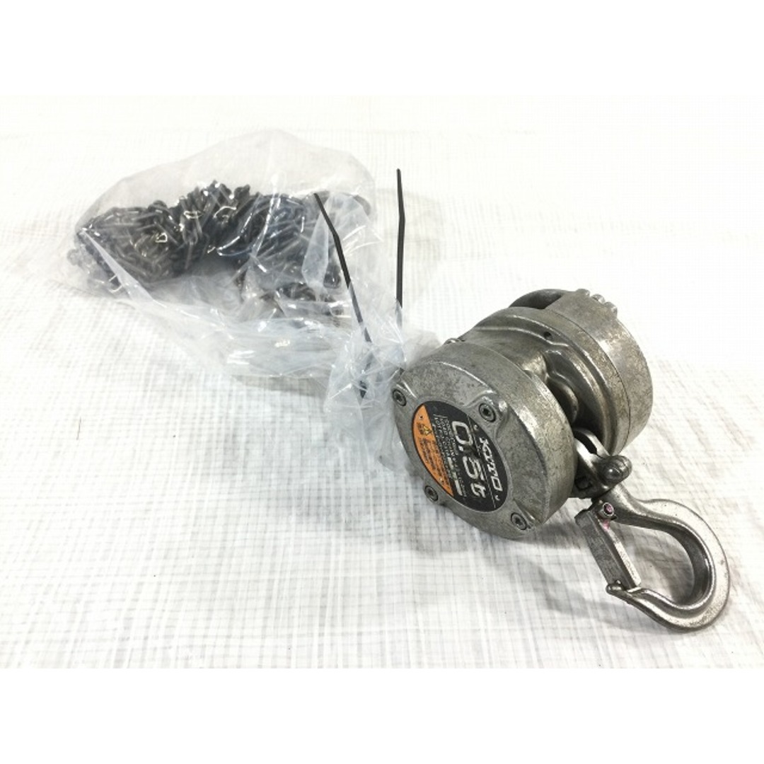 ☆品☆ KITO キトー チェーンブロックCX形 500kg x 2.5m CX005 ☆品☆ KITO キトー チェーンブロックCX形 500kg x 2.5m CX005