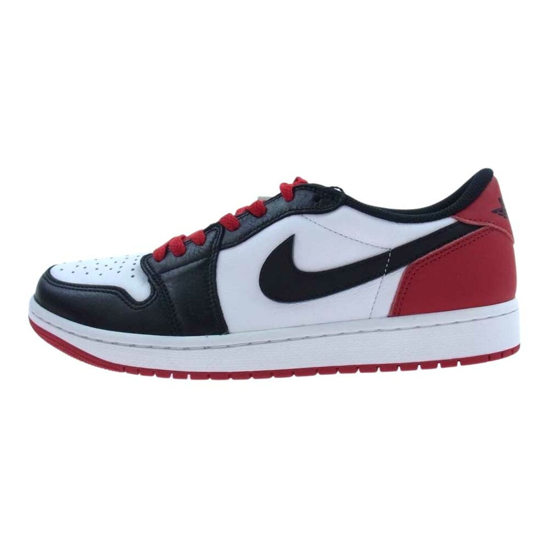 NIKE ナイキ スニーカー CZ0790-106 1 RETRO LOW OG BLACK TOE レトロ ロー ブラック トゥ ローカット スニーカー ホワイト系 レッド系【新古品】【未使用】