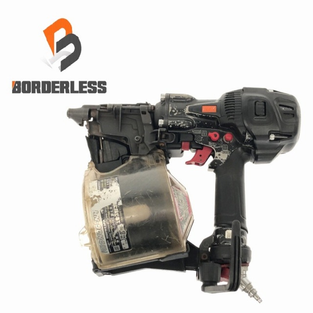 ☆中古品☆MAX マックス 90mm 高圧 コイルネイラ HN-90N4(D) エア釘