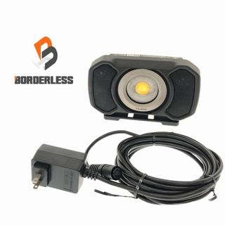 タジマ(Tajima)の☆中古品☆ TAJIMA タジマ 充電式 LEDワークライト スピーカー搭載 Bluetooth LE-R151 アダプター付き 77995(工具)