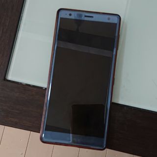 XPERIA XZ2auSOV３７　グリーン ジャンク  フィルムあり(スマートフォン本体)