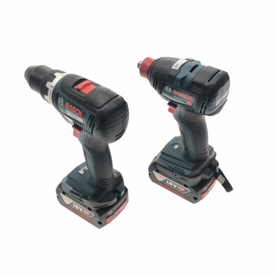 BOSCH(ボッシュ)の☆未使用品☆BOSCH ボッシュ インパクトドライバー ドリルドライバ コンボキット GDX18V200GSRN バッテリ2個+充電器付き 78089 自動車/バイクのバイク(工具)の商品写真