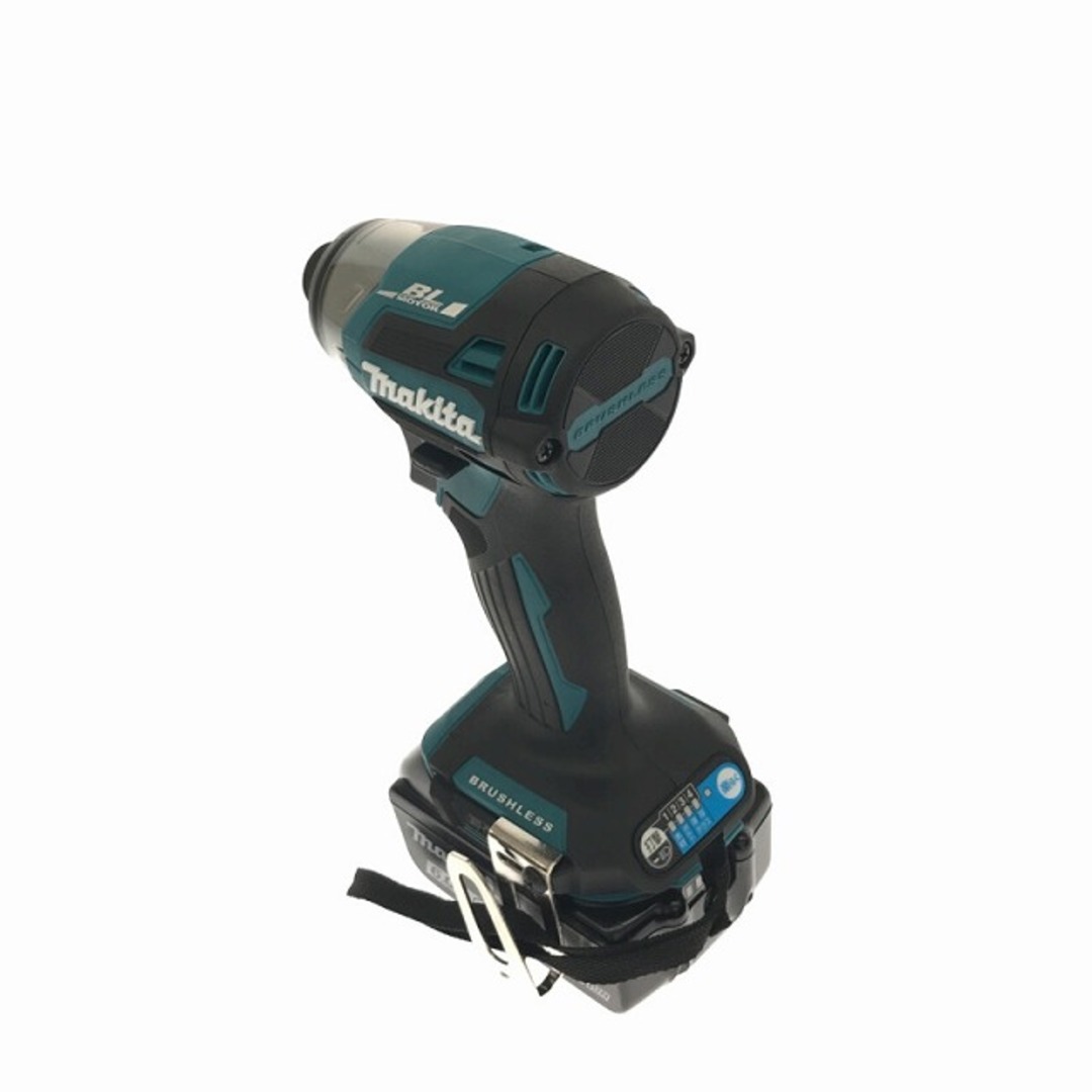 ☆美品☆makita マキタ 18V 充電式インパクトドライバ TD173DRGX 青/ブルー バッテリー2個(18V 6.0Ah) 充電器 ケース付 78226