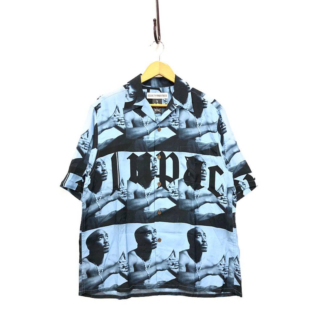 ワコマリア  TUPAC S/S HAWAIIAN SHIRT 2pacハワイアン半袖シャツ メンズ M