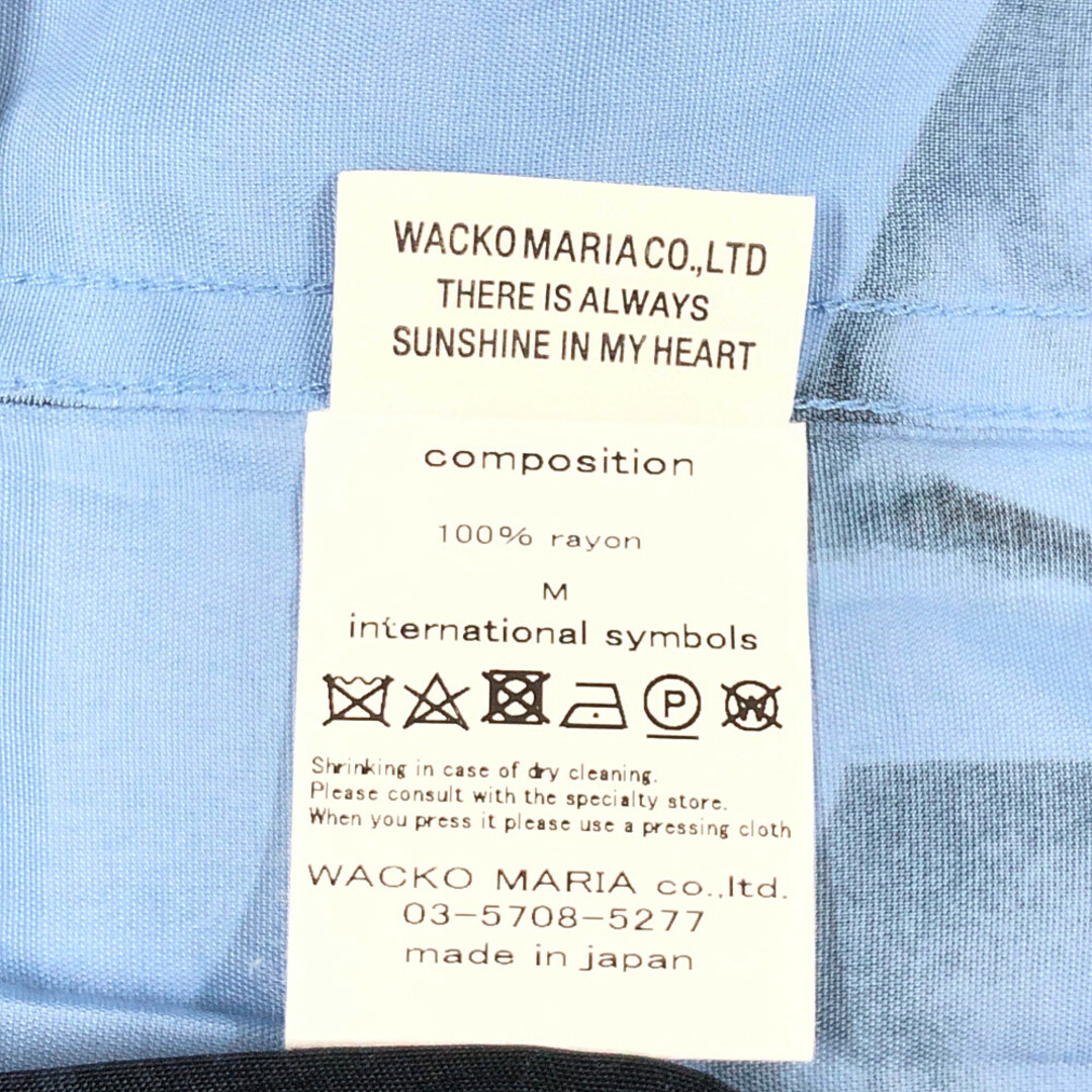 WACKO MARIA ワコマリア 23SS 2PAC HAWAIIAN SHIRT TYPE-2 アロハ ハワイアン 半袖シャツ ブルー サイズM 正規品 / 31886 5