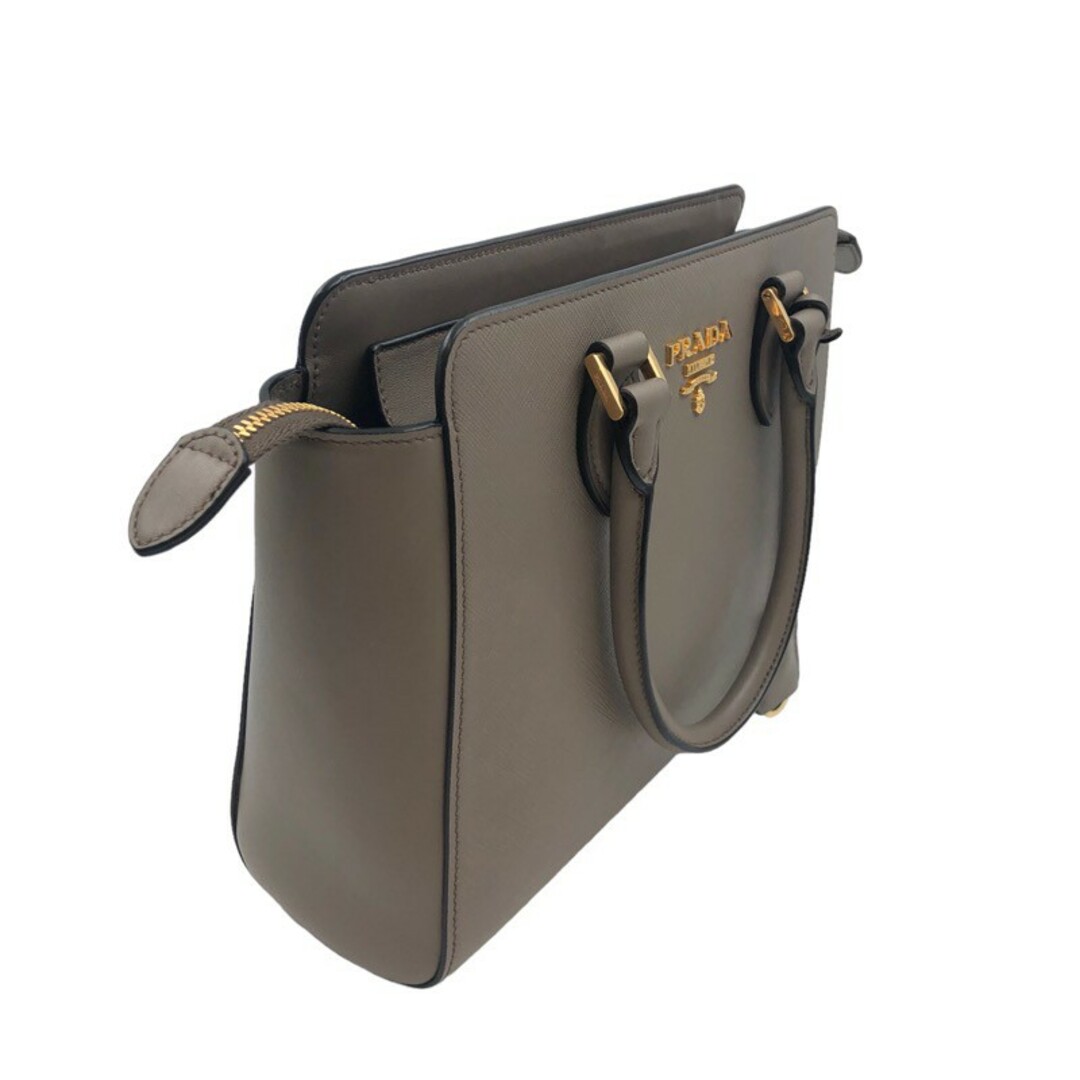 プラダ PRADA サフィアーノ 2WAYハンドバッグ 1BA113 グレー