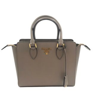 PRADA プラダ 2way グレイベージュバッグ ISETAN新宿購入 正規品