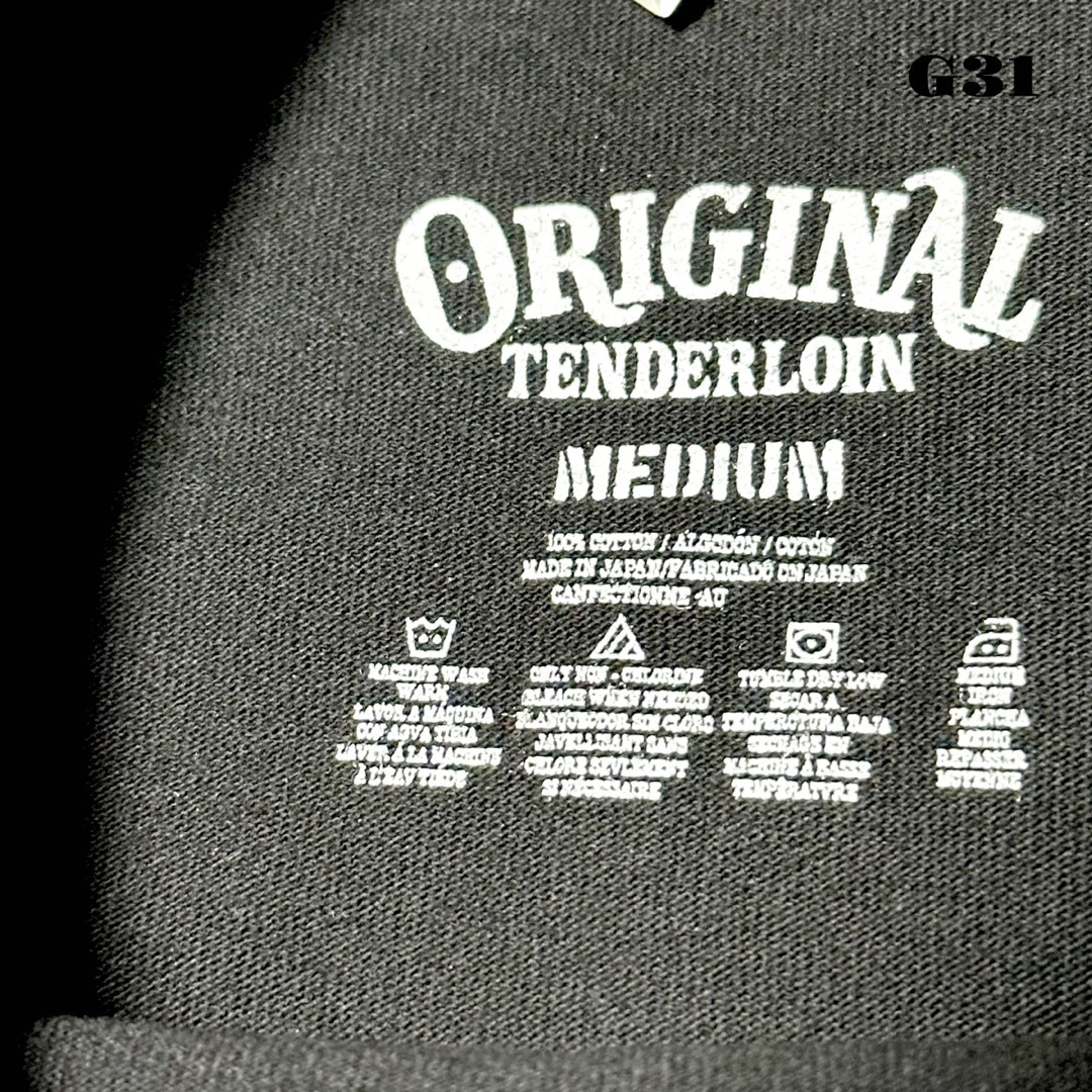 人気品！ TENDERLOIN 長袖 Tシャツ ロンT PFP ブラック 黒 M - Tシャツ