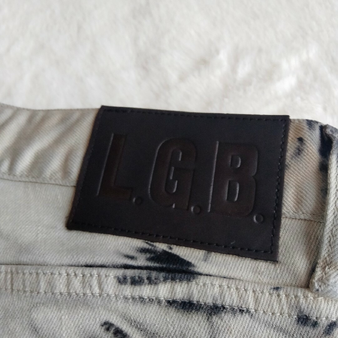 LGB(ルグランブルー)の【未使用タグ付】 L.G.B ルグランブルー クロップド デニム タイダイ 25 レディースのパンツ(デニム/ジーンズ)の商品写真