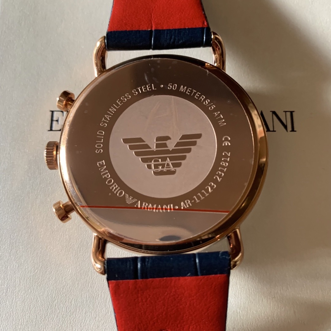 【新品】エンポリオアルマーニ 腕時計 メンズ AR11226 クォーツ クロノ