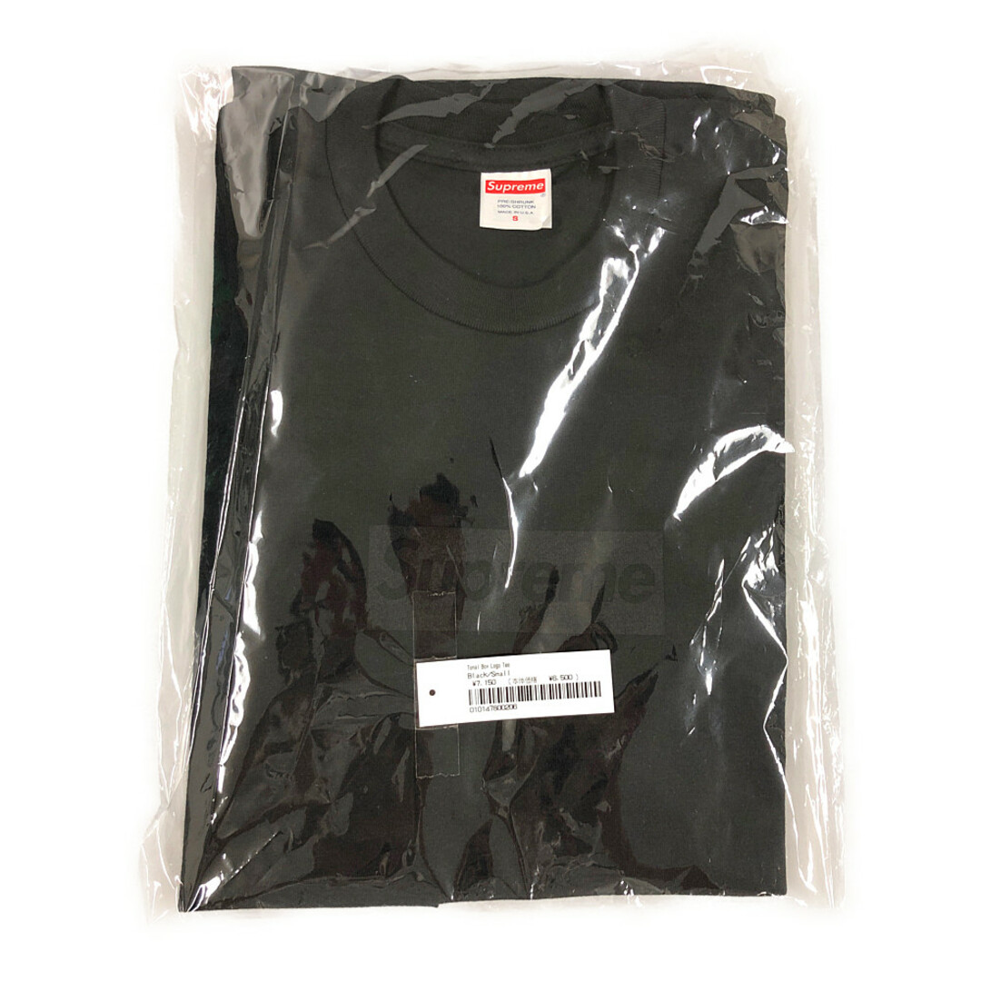 メンズSUPREME シュプリーム 23SS Tonal Box Logo Tee 半袖Ｔシャツ ブラック サイズS 正規品 / 31915