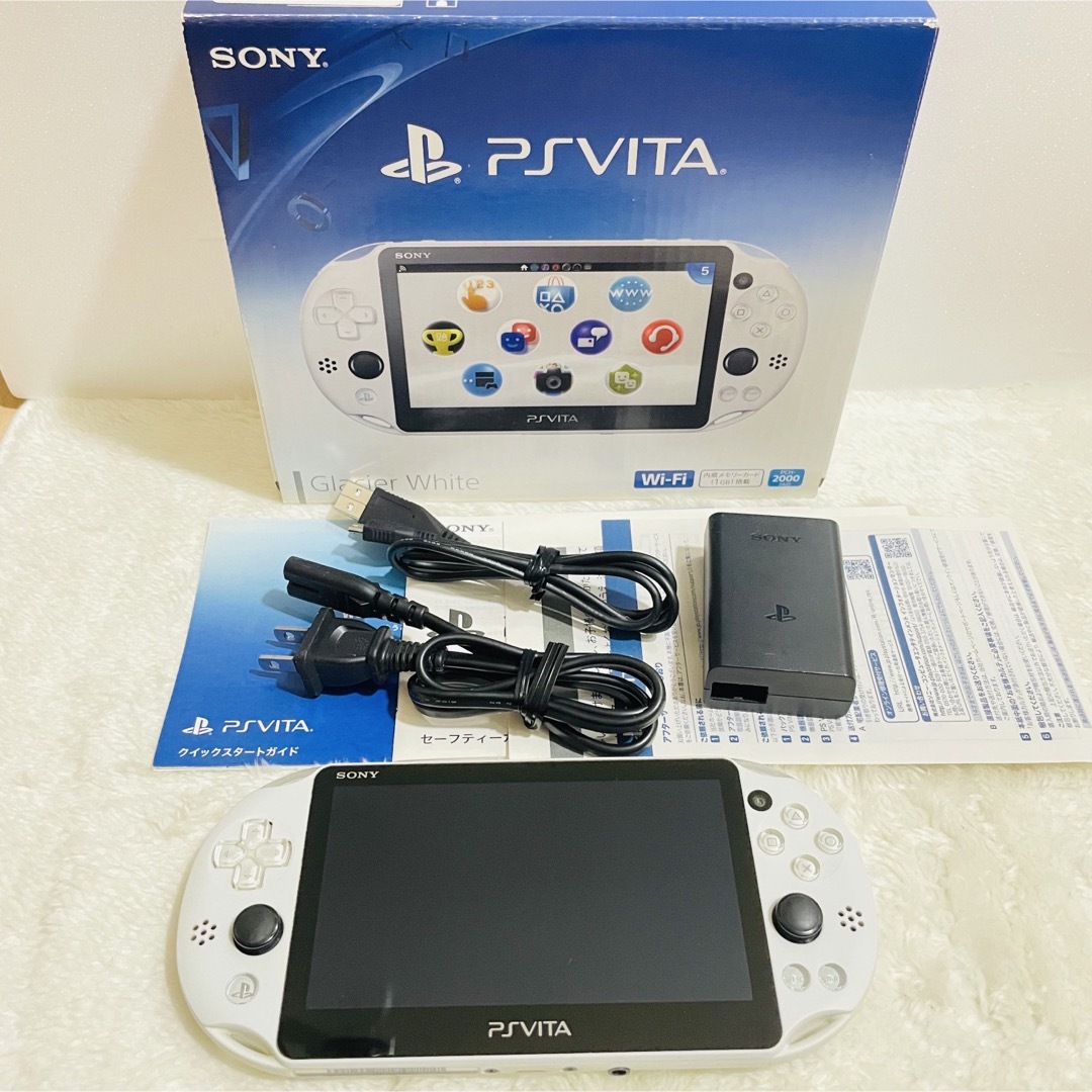 【極美品】PSVITA VITA 2000 グレイシャーホワイト | フリマアプリ ラクマ