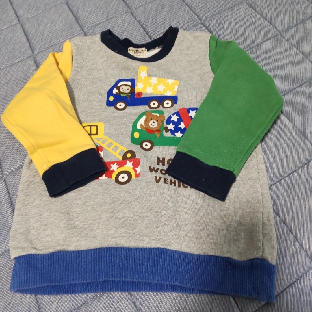 mikihouse(ミキハウス)のミキハウス　トレーナー　100 キッズ/ベビー/マタニティのキッズ服男の子用(90cm~)(Tシャツ/カットソー)の商品写真