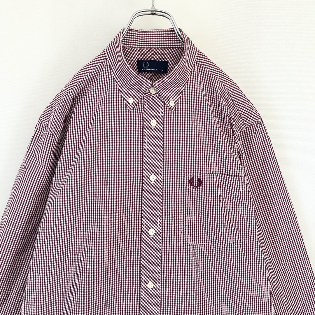 FRED PERRY - FRED PERRY☆M5297/UK定番モデル☆BD ギンガムチェック ...