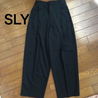 スライ(SLY)の新品☆【SLY STANDARD】スラックス 黒(カジュアルパンツ)