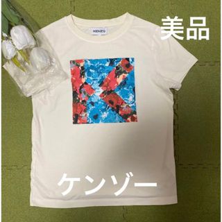 コムデギャルソン(COMME des GARCONS)の美品！ケンゾー！素敵な花柄のカットソー(カットソー(半袖/袖なし))