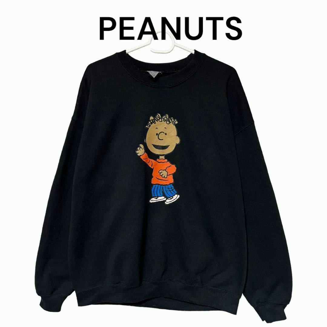 PEANUTS(ピーナッツ)のPEANUTS ピーナッツ　アニメ　古着　スウェット　トレーナー メンズのトップス(スウェット)の商品写真