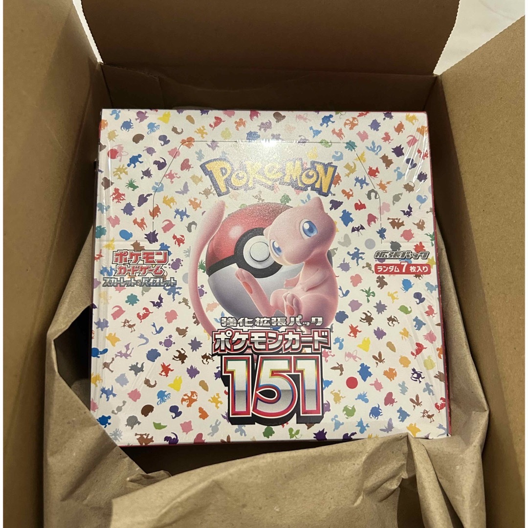 ポケモンカード 151 ボックス シュリンク付き エンタメ/ホビーのトレーディングカード(Box/デッキ/パック)の商品写真