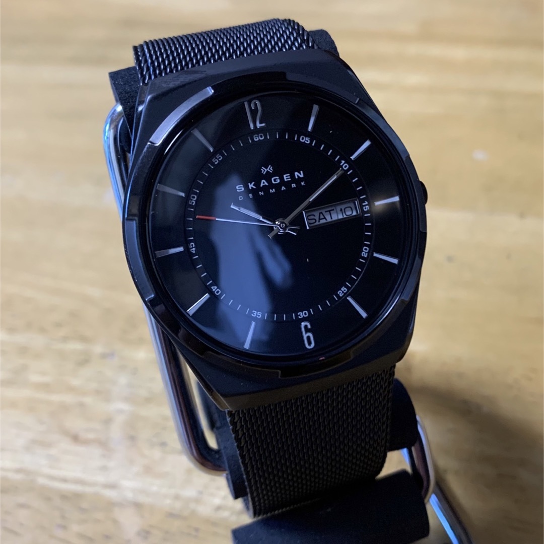 新品✨スカーゲン SKAGEN クオーツ 腕時計 SKW6006 ブラック