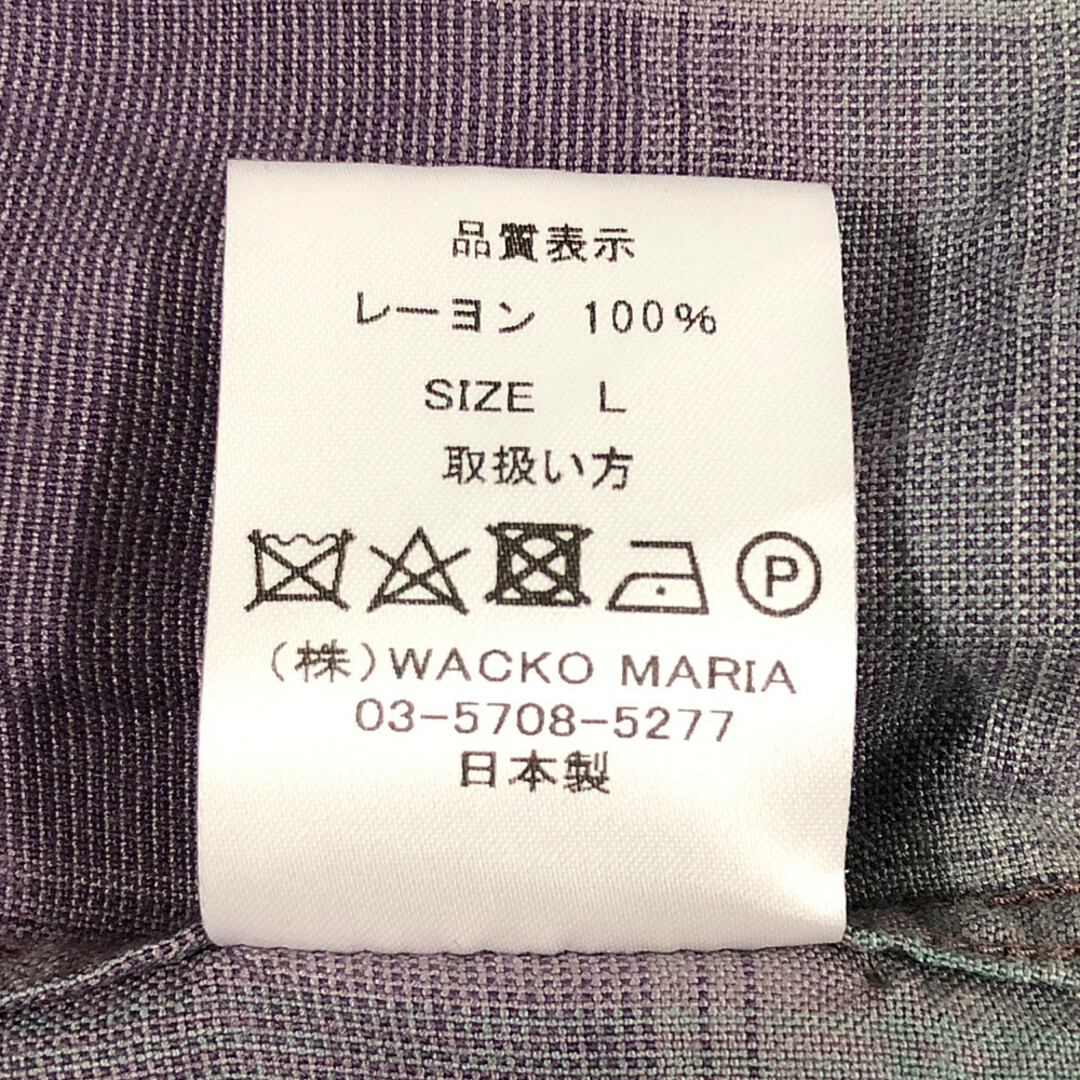 WACKO MARIA - WACKO MARIA ワコマリア 23SS レーヨン オンブレ