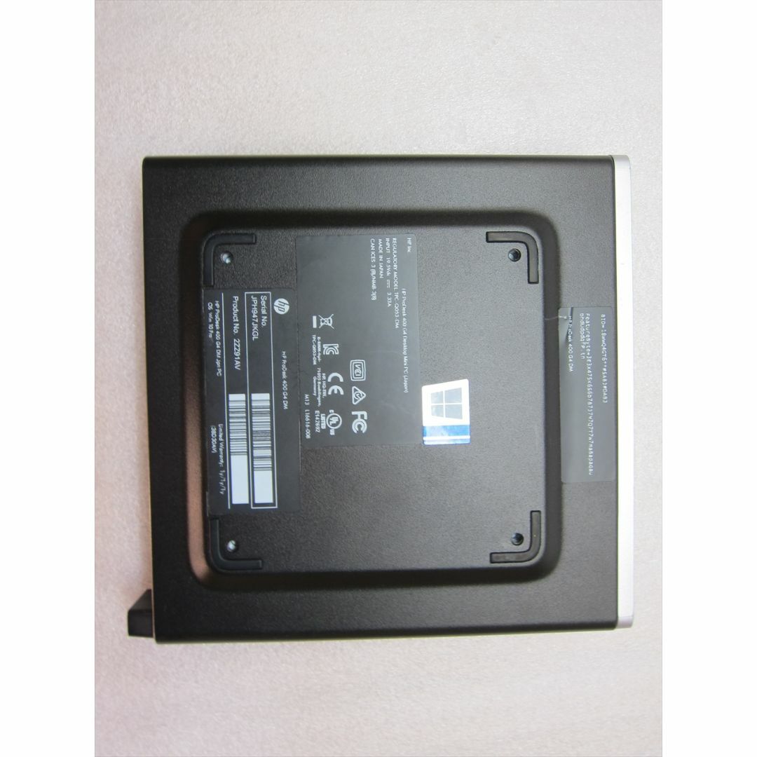 HP400 小型PC 第８世代Core i5-8500T/8GB/500GB