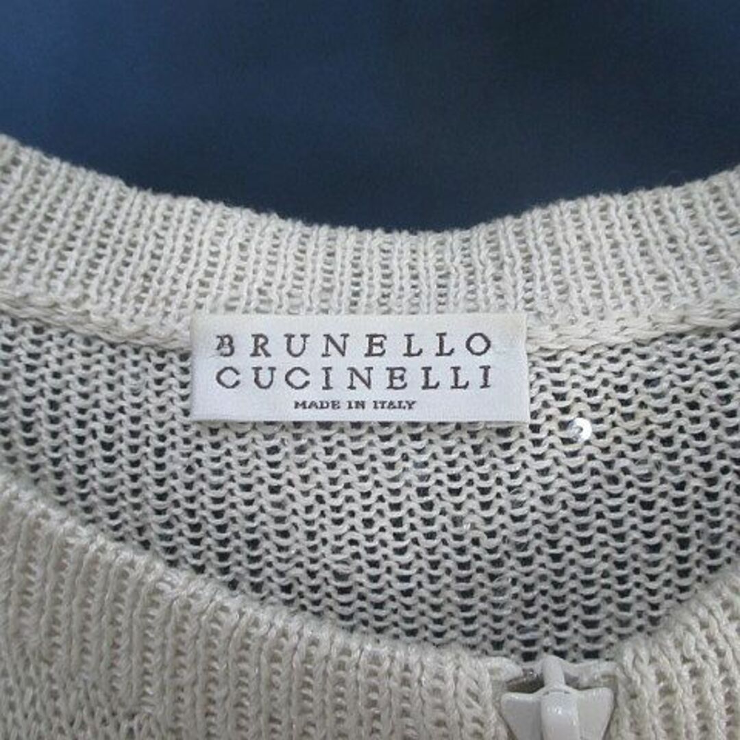 BRUNELLO CUCINELLI 五分袖 ジップアップ カーディガン 2