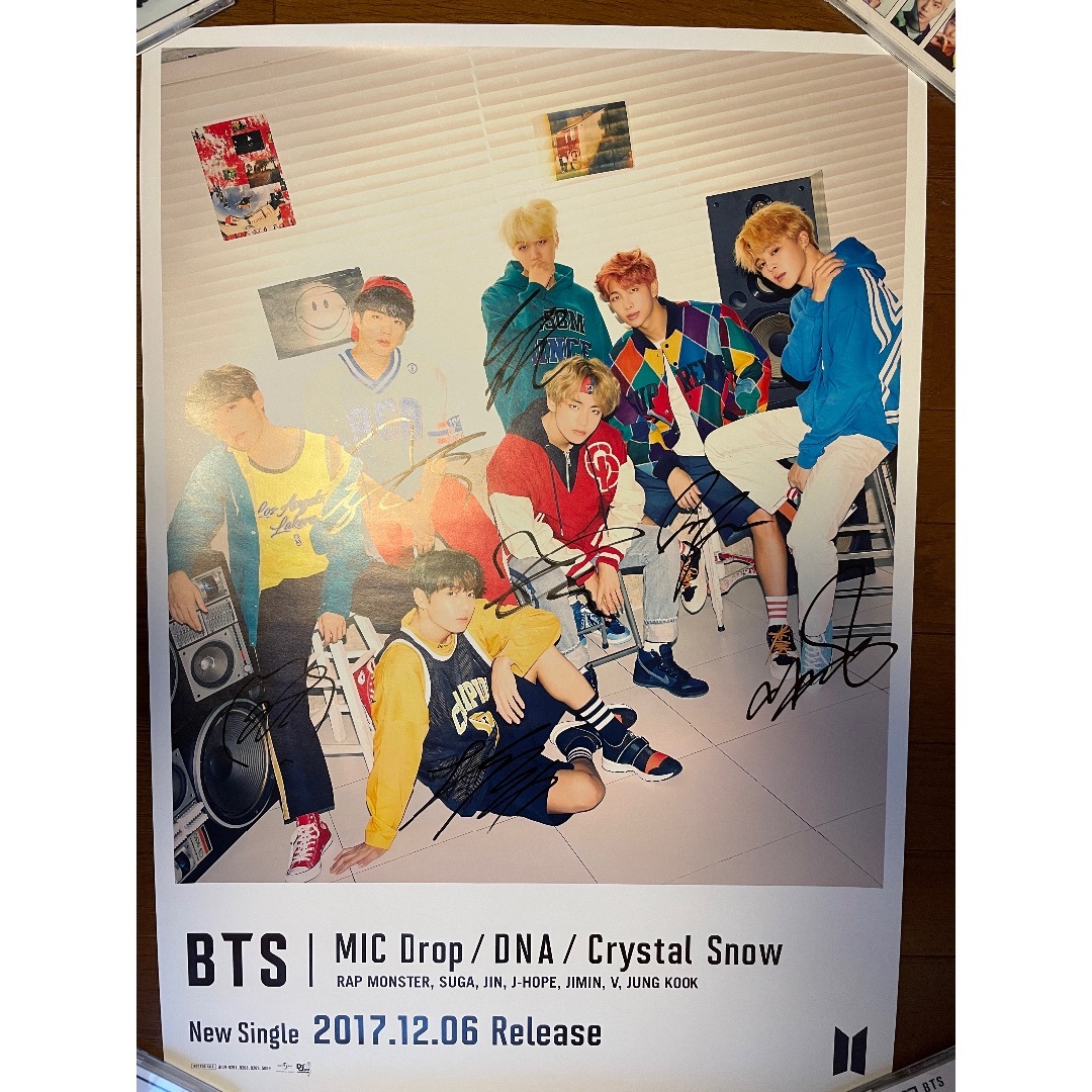 bts 防弾少年団 ジョングク直筆サイン非売品