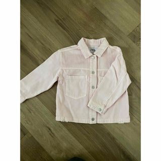 ザラキッズ(ZARA KIDS)のZARA ピンクジャケット　size4-5YEARS(110)(ジャケット/上着)