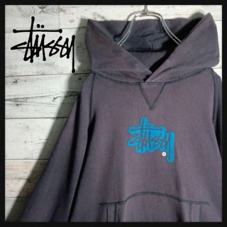 ステューシー パーカー(メンズ)(ブルー・ネイビー/青色系)の通販 100
