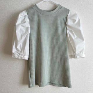 イング(INGNI)のINGNI  袖異素材ボリュームスリーブ／トップス(Tシャツ(半袖/袖なし))