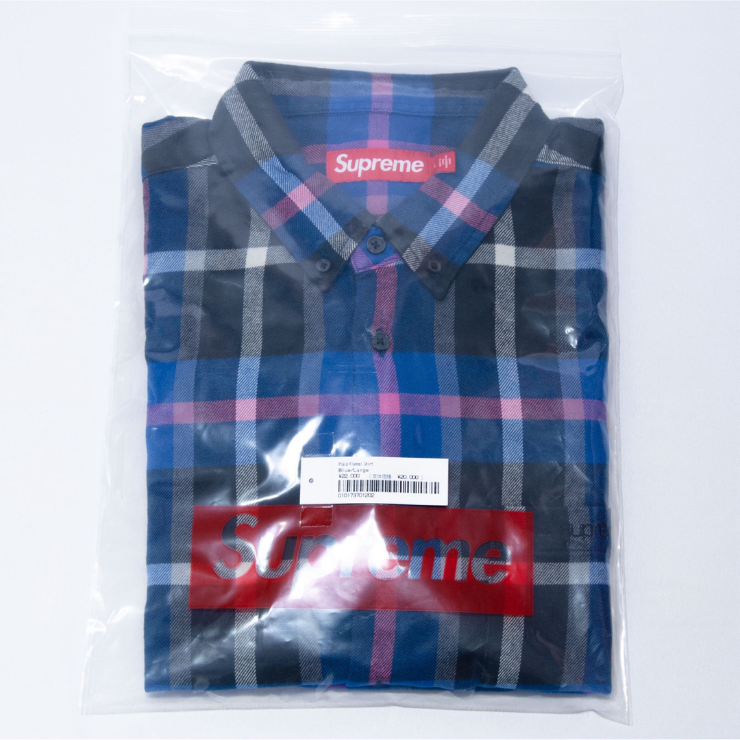 Supreme 23FW Plaid Flannel Shirt (Blue) | fgc.ie