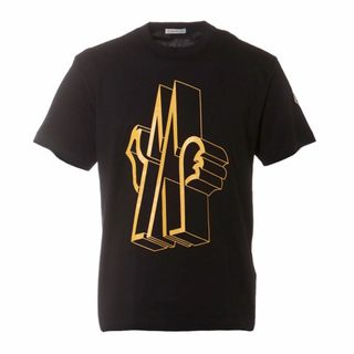 モンクレール(MONCLER)の★希少★ MONCLER Tシャツ Ｓ　モンクレール  ブラック ワッペン(Tシャツ/カットソー(半袖/袖なし))