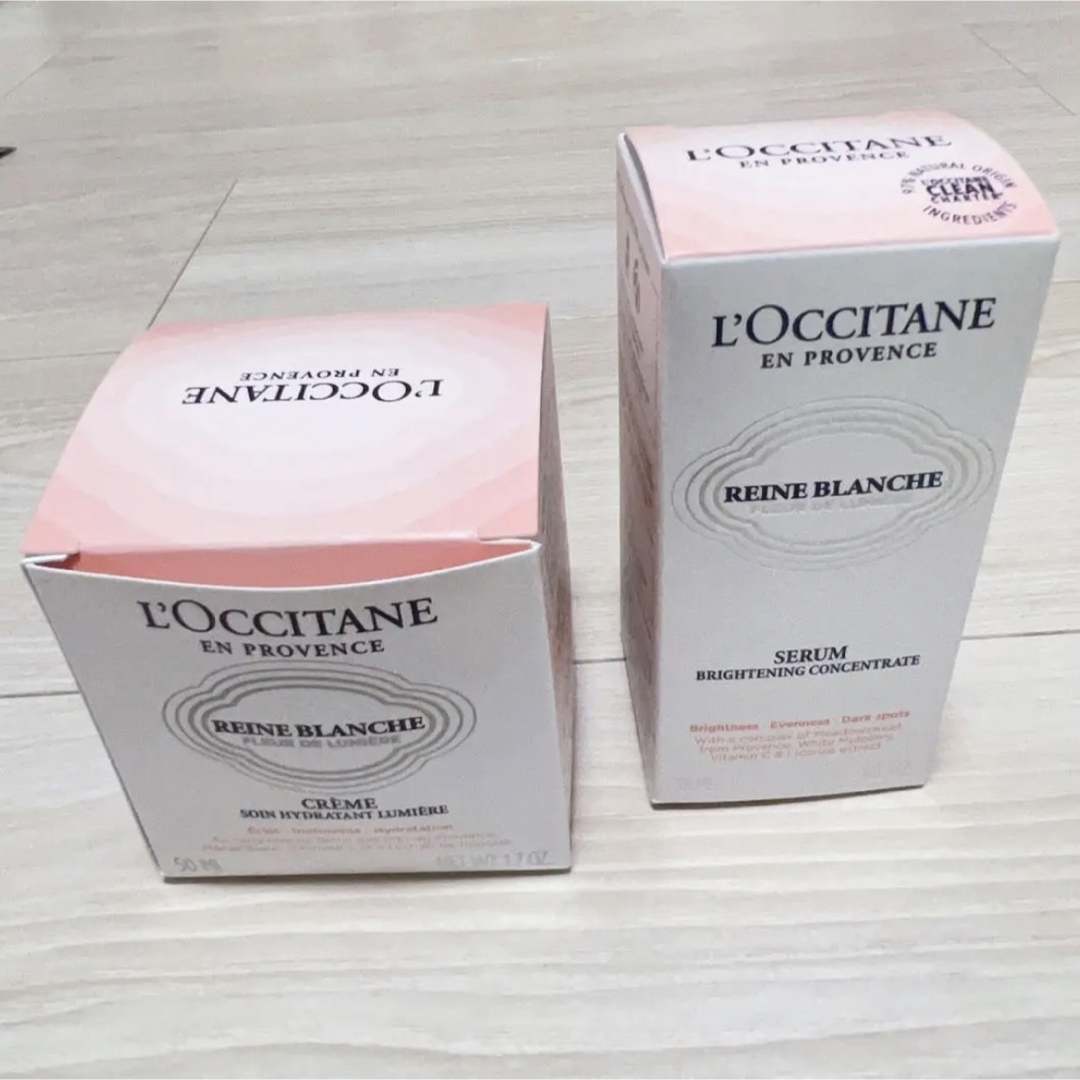 L'OCCITANE(ロクシタン)のロクシタン　レーヌブランシュ　クリーム&美容液 コスメ/美容のスキンケア/基礎化粧品(フェイスクリーム)の商品写真