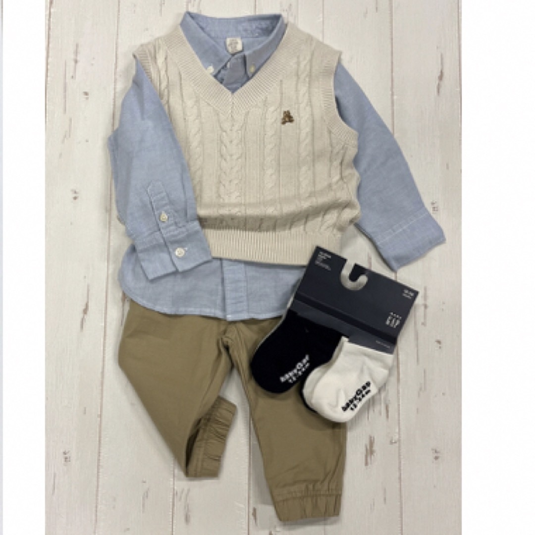 babyGAP(ベビーギャップ)のベビーギャップ　コットンシャツ キッズ/ベビー/マタニティのベビー服(~85cm)(シャツ/カットソー)の商品写真