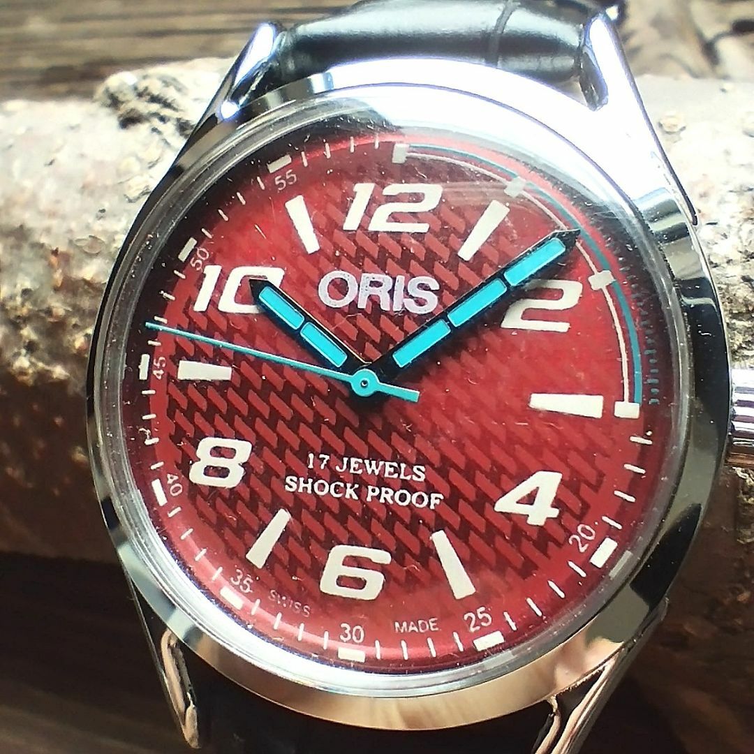 内部点検済 ORIS オリス アートリエ 7721 デイト 裏スケ シルバー SS ステンレス メンズ 自動巻き【6ヶ月保証】【腕時計】