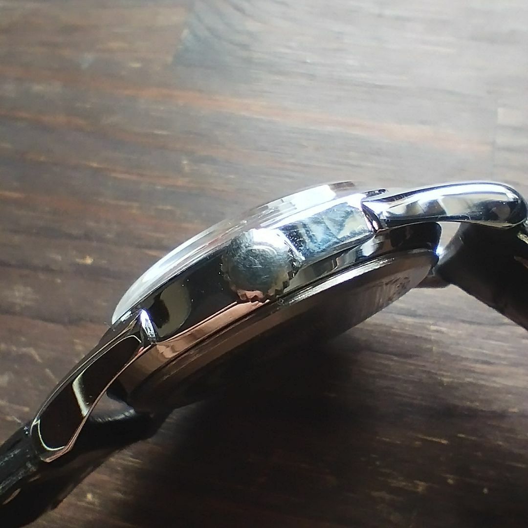 ORISイエローダイアル　紳士用腕時計 機械式手巻 35.5㎜　17石　ST96