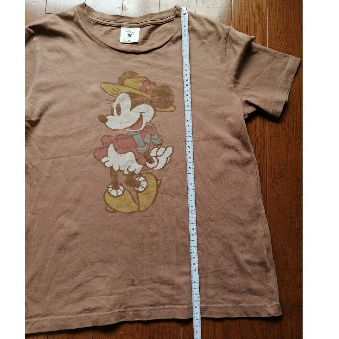 Disney(ディズニー)のGU　ミニーマウスのＴシャツ　M レディースのトップス(Tシャツ(半袖/袖なし))の商品写真