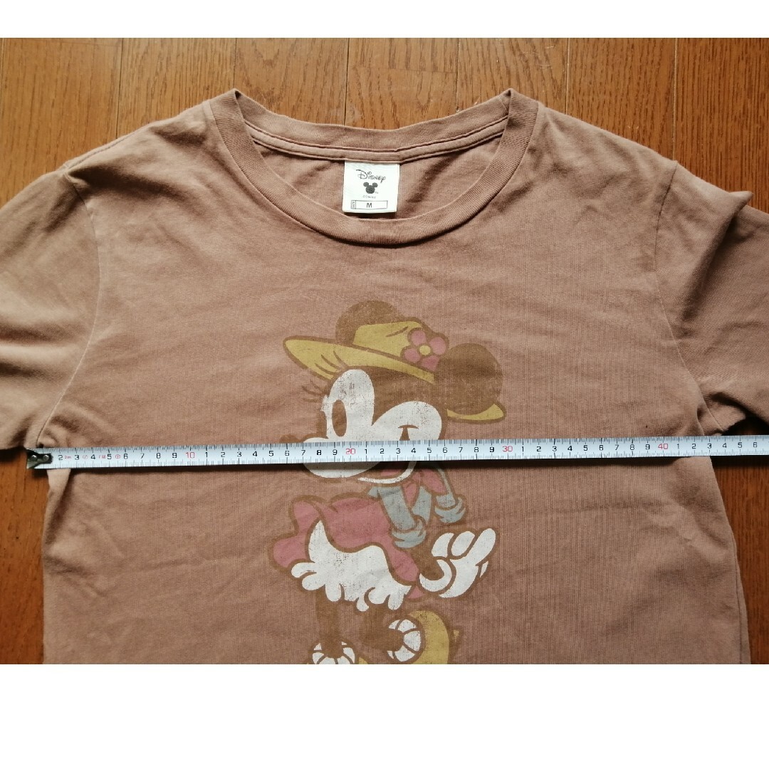 Disney(ディズニー)のGU　ミニーマウスのＴシャツ　M レディースのトップス(Tシャツ(半袖/袖なし))の商品写真