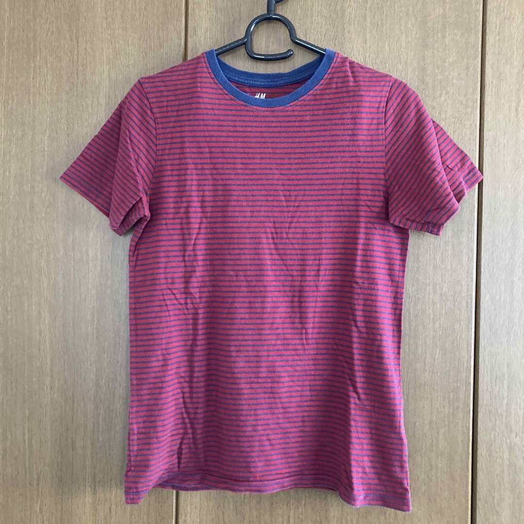 H&M(エイチアンドエム)の★★H＆M ベーシック ボーダーTシャツ150cm★★ キッズ/ベビー/マタニティのキッズ服男の子用(90cm~)(Tシャツ/カットソー)の商品写真