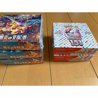 ポケモンカード　黒炎の支配者　151 新品未開封　シュリンク付き(Box/デッキ/パック)