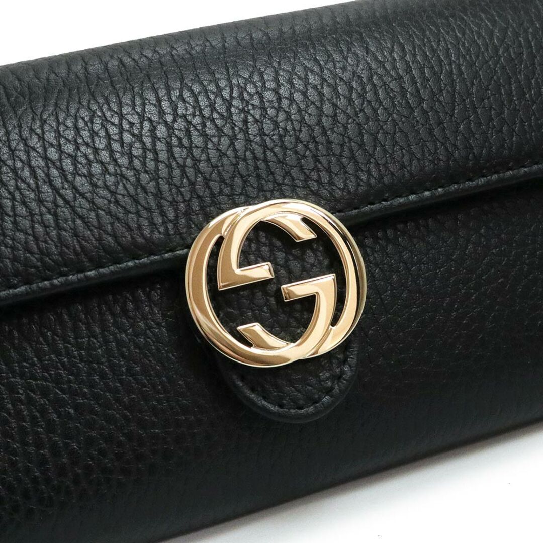 Gucci   グッチ コンチネンタル ウォレット インターロッキングG 二