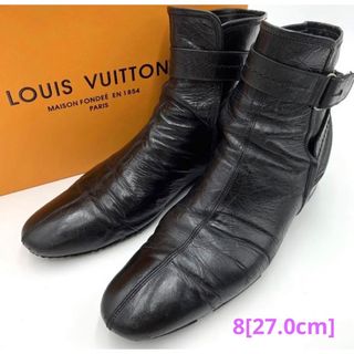 LOUIS VUITTON ルイヴィトン　レザーショートブーツ8[27.0cm]