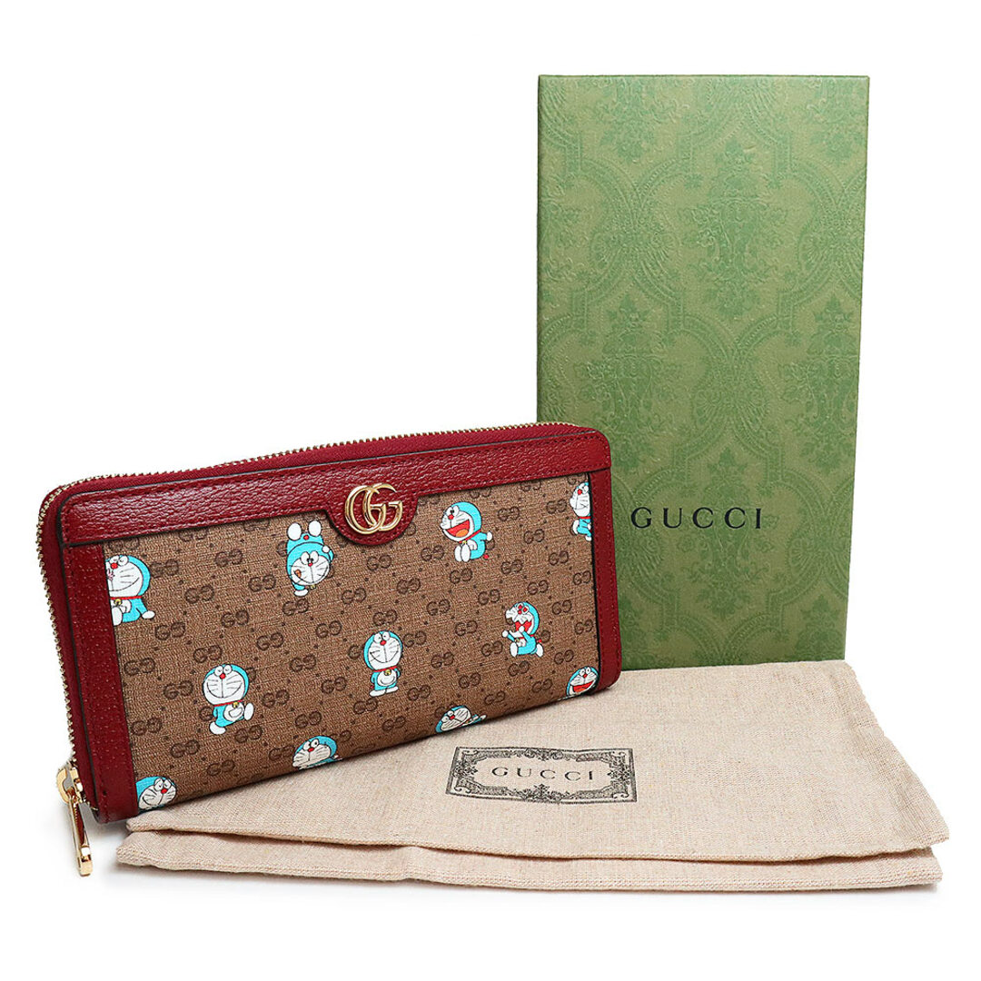 Gucci - グッチ ドラえもん ラウンドファスナー ジップ 長財布 ミニGG