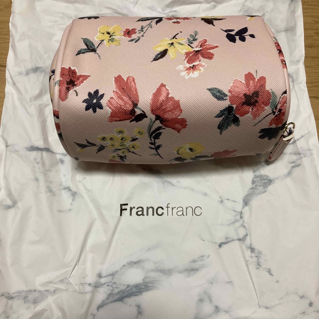 Francfranc 花柄ポーチ　新品 レディースのファッション小物(ポーチ)の商品写真