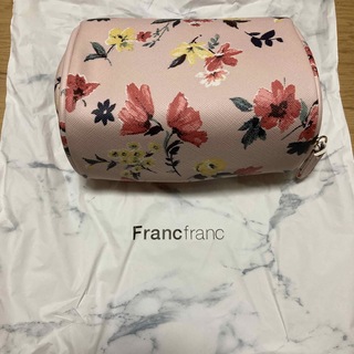 Francfranc 花柄ポーチ　新品(ポーチ)