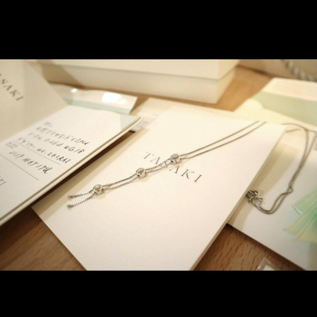 2019年購入 美品 TASAKI ダイヤモンドネックレス マチネ - ネックレス