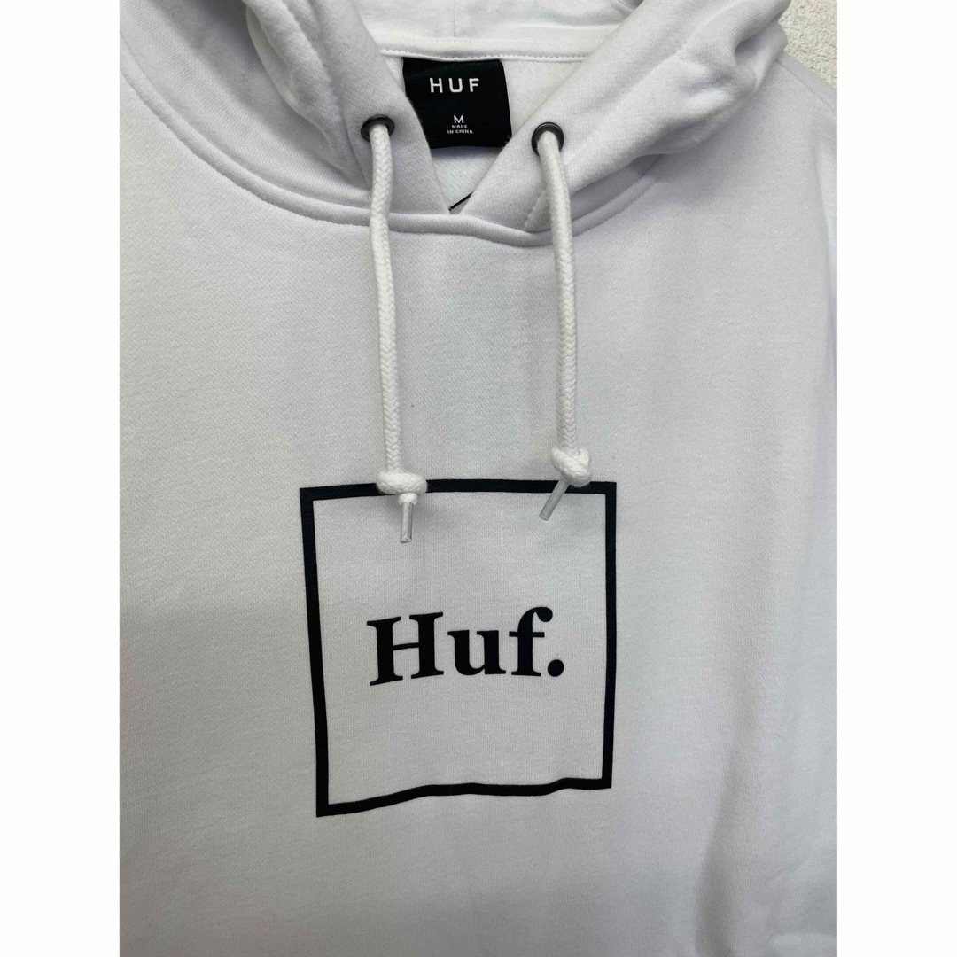 新品⭐️　HUF　ハフ　プリントパーカー　WHT M