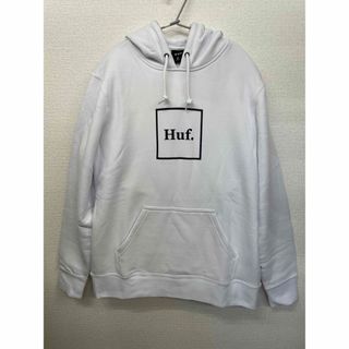 新品 HUF ハフ プリントパーカー WHT M - パーカー