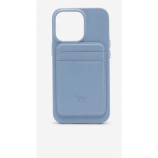 メゾンキツネ(MAISON KITSUNE')のMaison Kitsunéレザー製iPhone 14 Proケース(iPhoneケース)