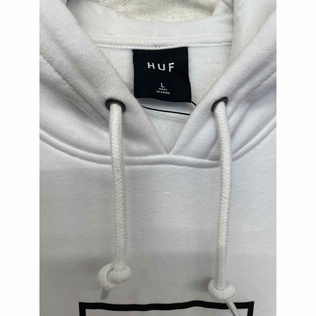 新品⭐️ HUF ハフ プリントパーカー WHT L-